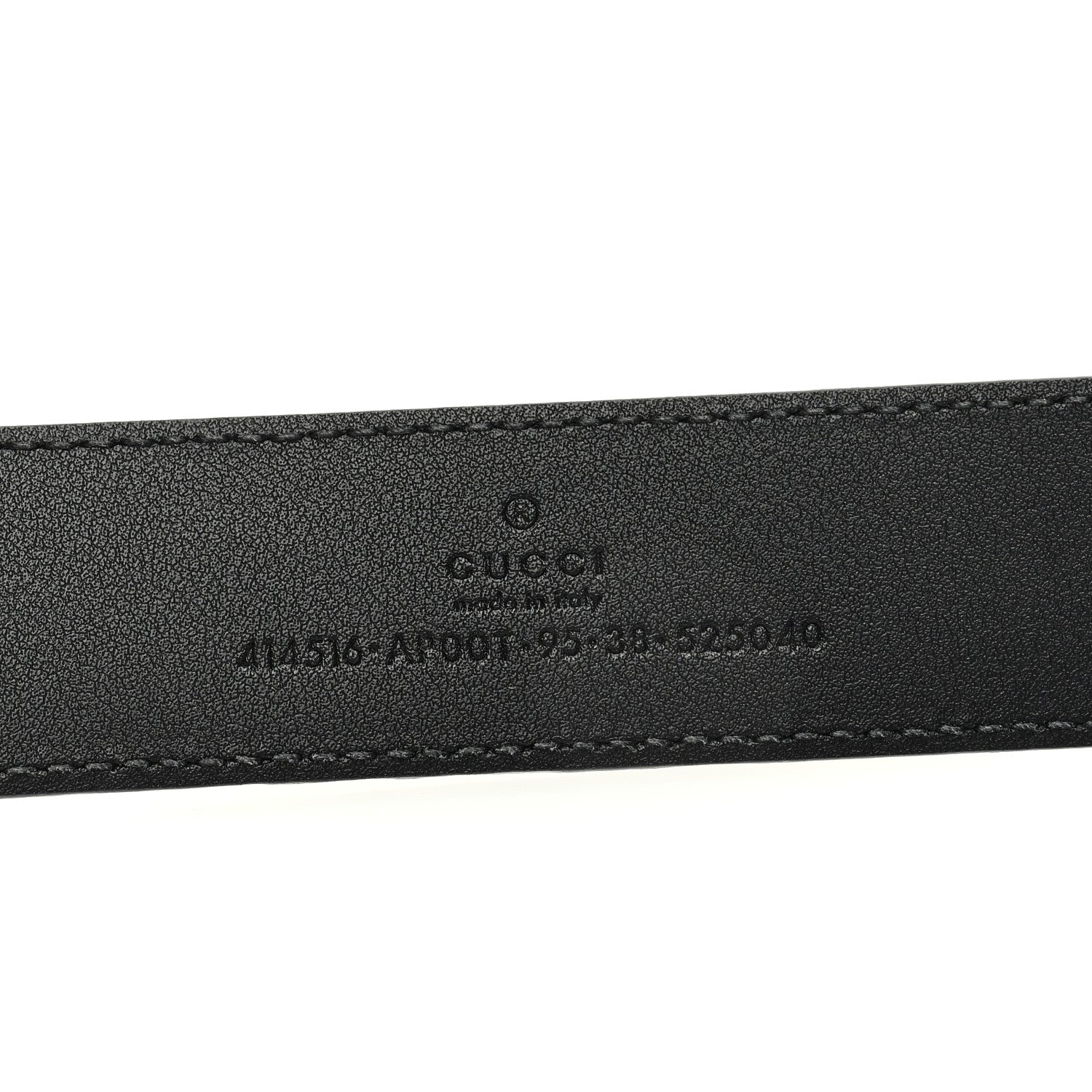 Gucci Calfskin Double G 30mm Belt 95 38 Black 3 of 5