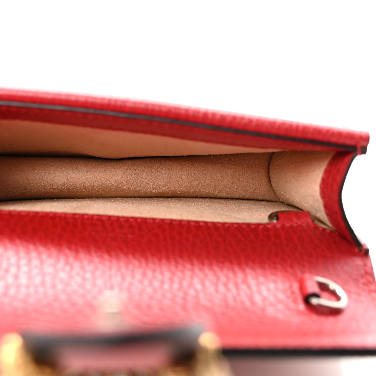 Calfskin Super Mini Dionysus Shoulder Bag Hibiscus Red