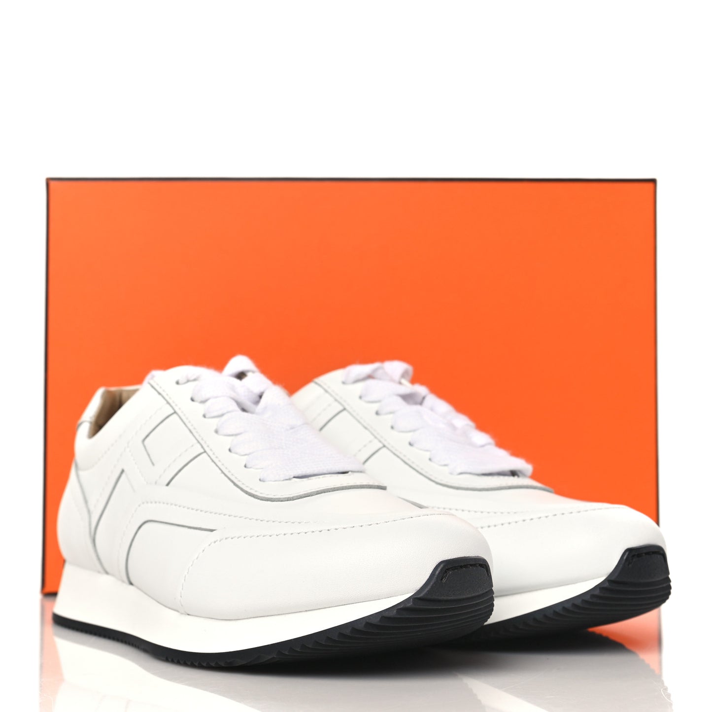 Calfskin Womens Chris Sneakers 37.5 White