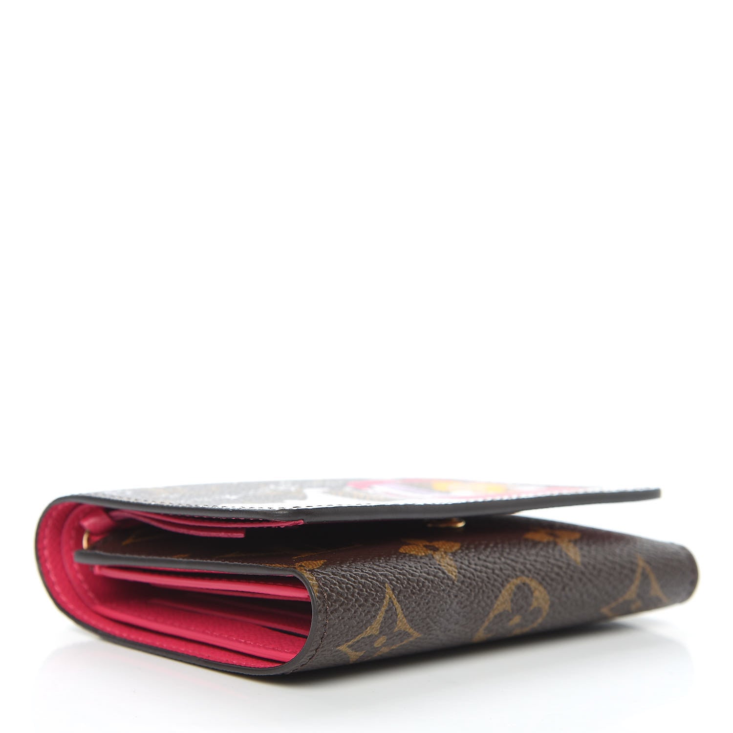 Louis Vuitton Monogram 2019 Christmas Animation Victorine Wallet Fuchsia 4 of 8
