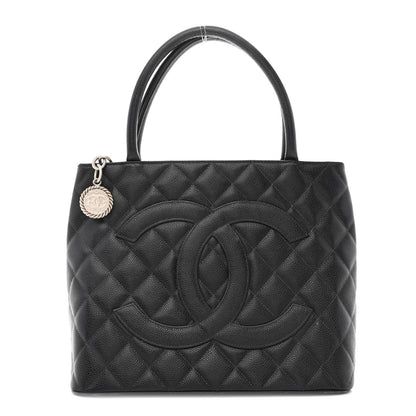 Chanel Caviar Quilted Medallion Tote Black 1 of 10