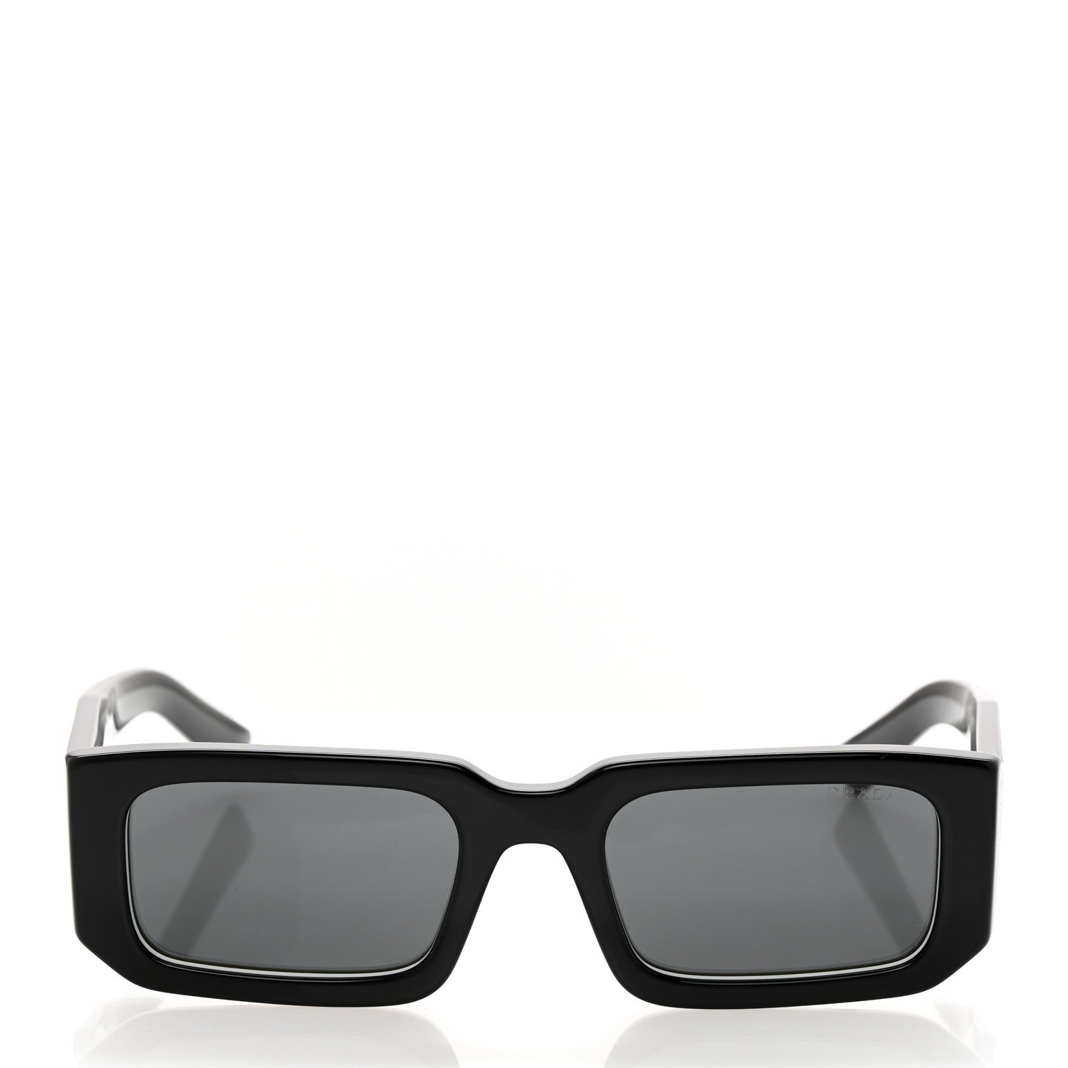 Prada Acetate Symbole Sunglasses SPR 06Y Black Black 2 of 8