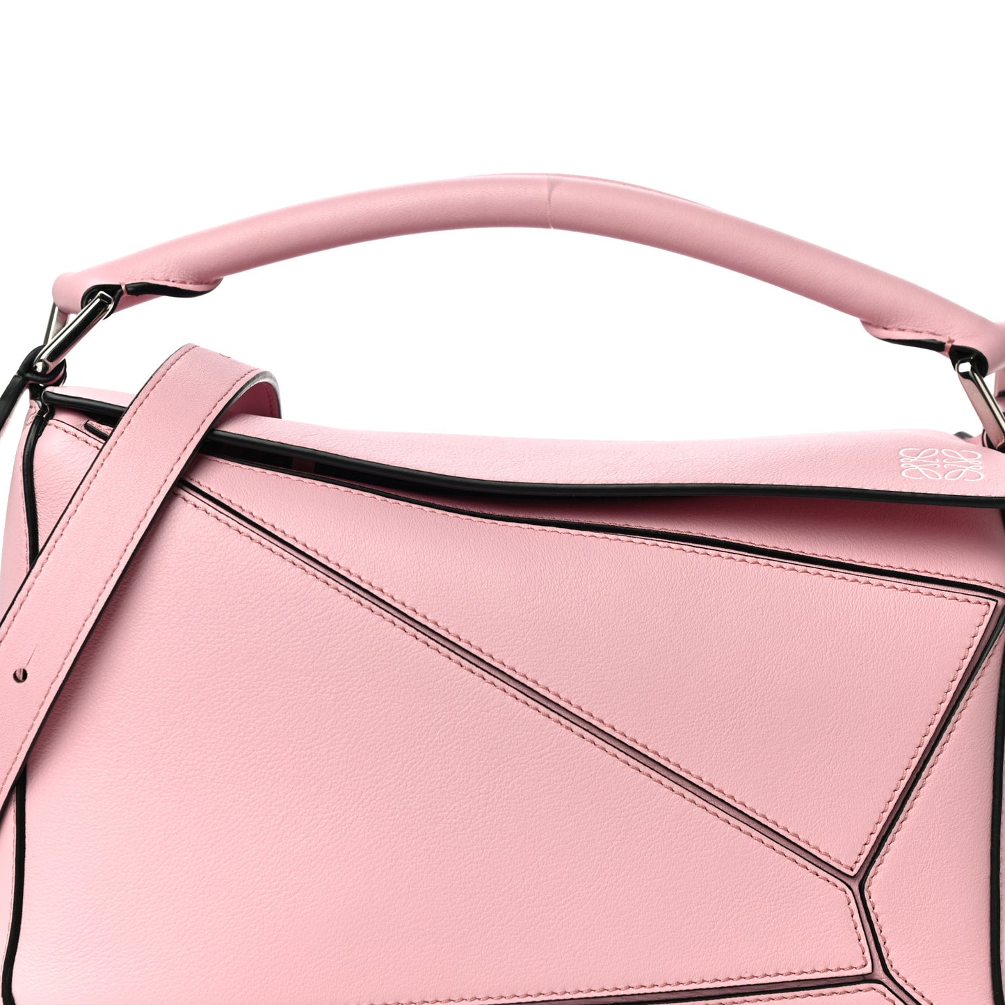 Calfskin Small Puzzle Bag Soft Pink
