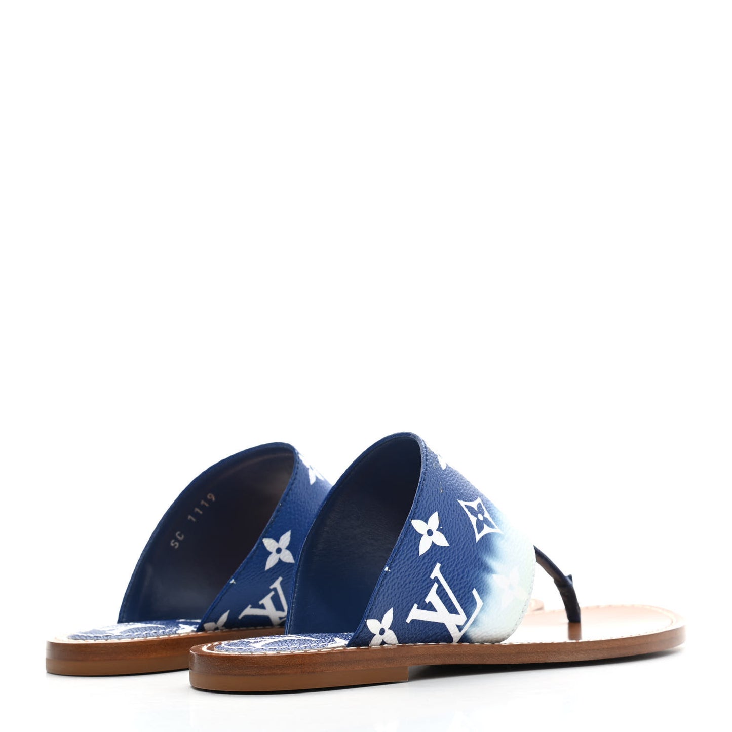 Monogram Escale Palma Sandals 36 Blue
