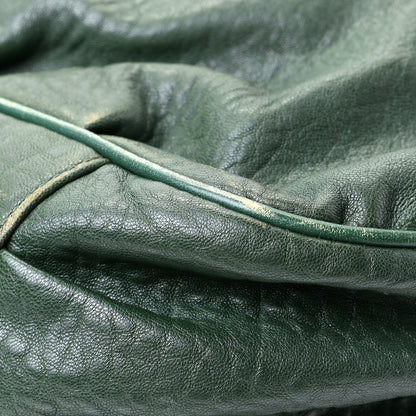 Fendi Crinkled Lambskin Mia Tote Verde Inglese 7 of 11