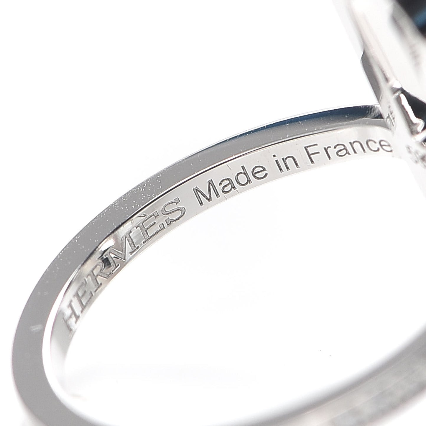 18K White Gold Diamond Ever Chaine d'Ancre Ring 51 5.75