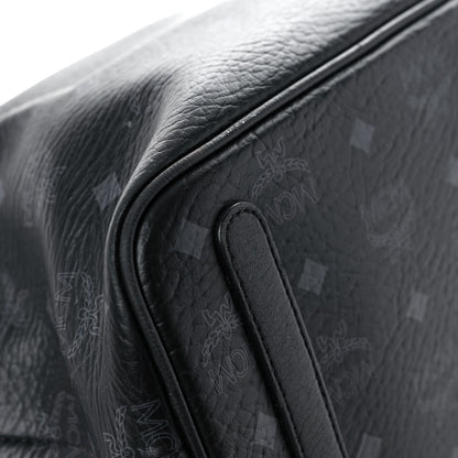 MCM Visetos Medium Liz Reversible Shopper Tote Black 11 of 24