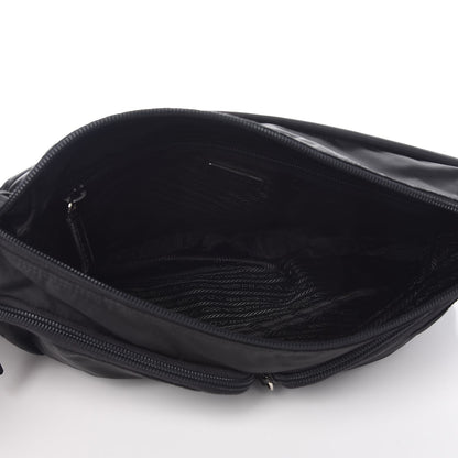Prada Nylon Vela Messenger Bag Black 5 of 10