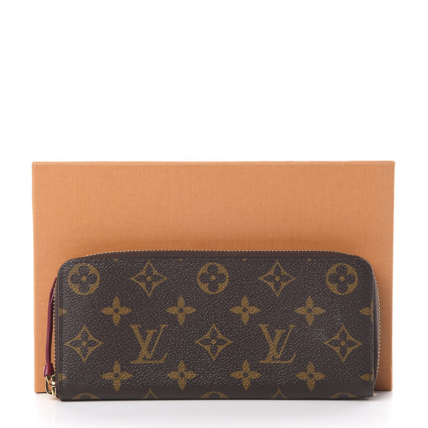 Monogram Clemence Wallet Fuchsia