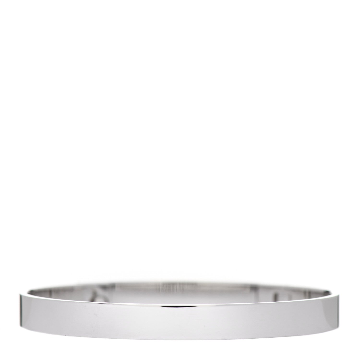 Hermes 18K White Gold PM Collier De Chien Bracelet XS 2 of 4