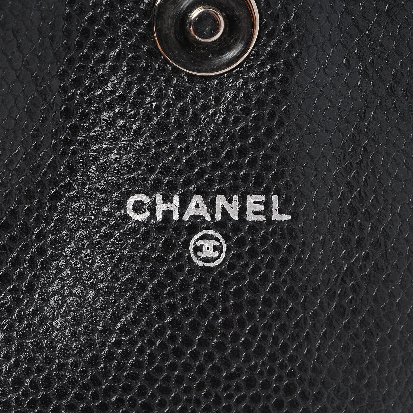 Caviar Half Moon Wallet On Chain WOC Black