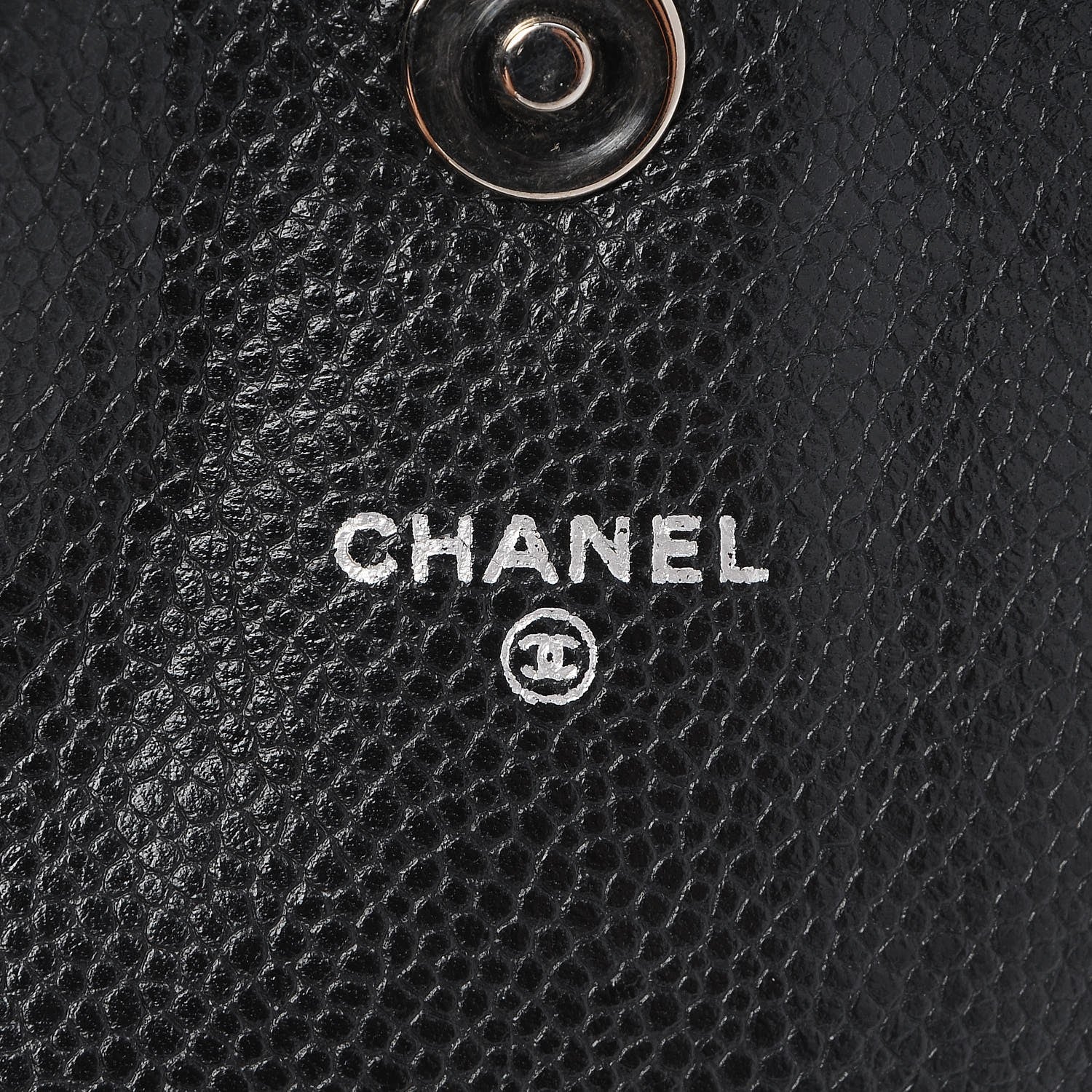 Chanel Caviar Half Moon Wallet On Chain WOC Black 6 of 8