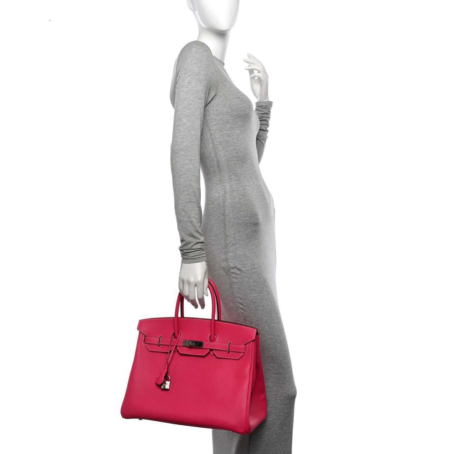 Hermes Epsom Birkin 35 Rose Tyrien 2 of 12
