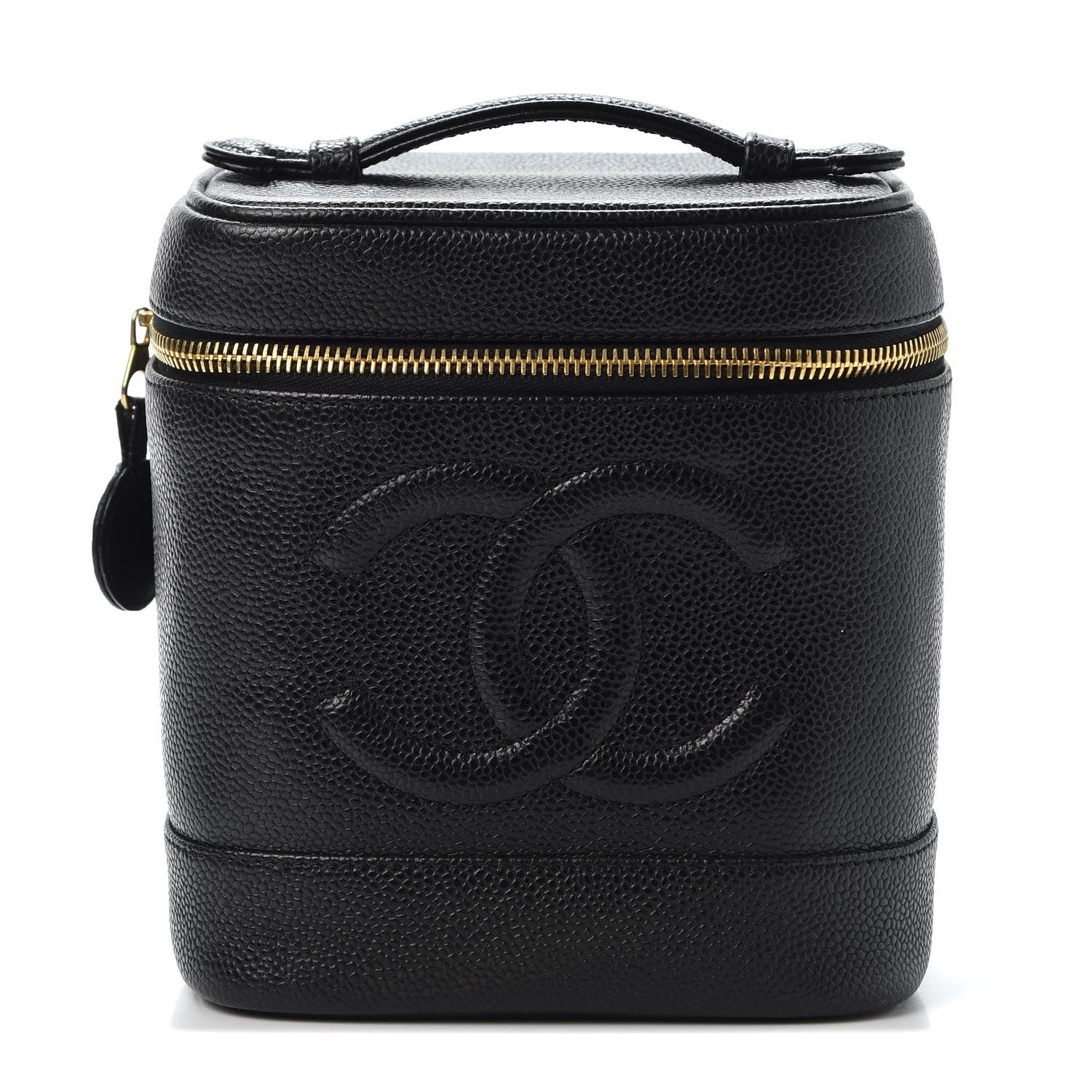 Chanel Caviar Cosmetic Vanity Bag Black 1 of 8