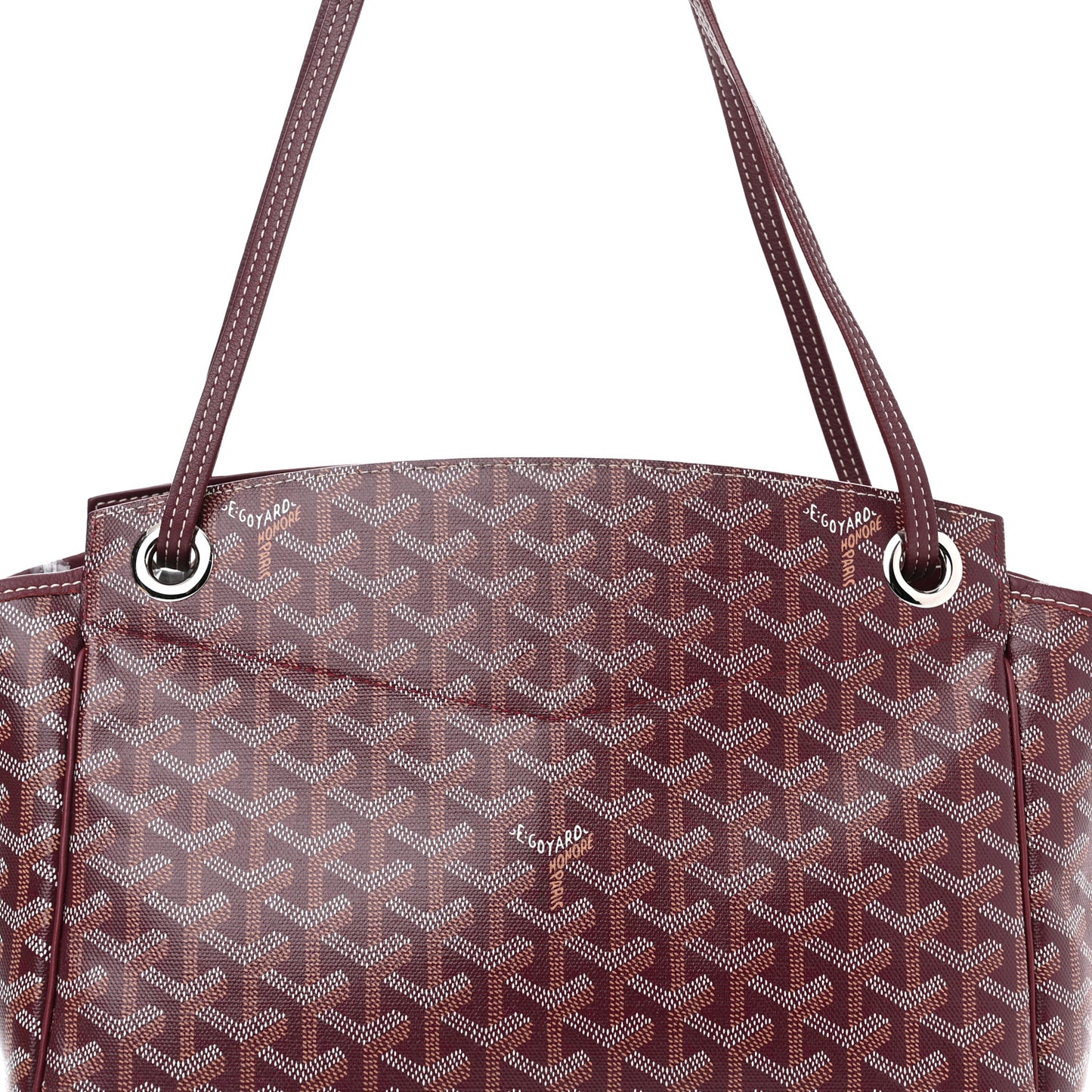 Goyardine Rouette PM Burgundy