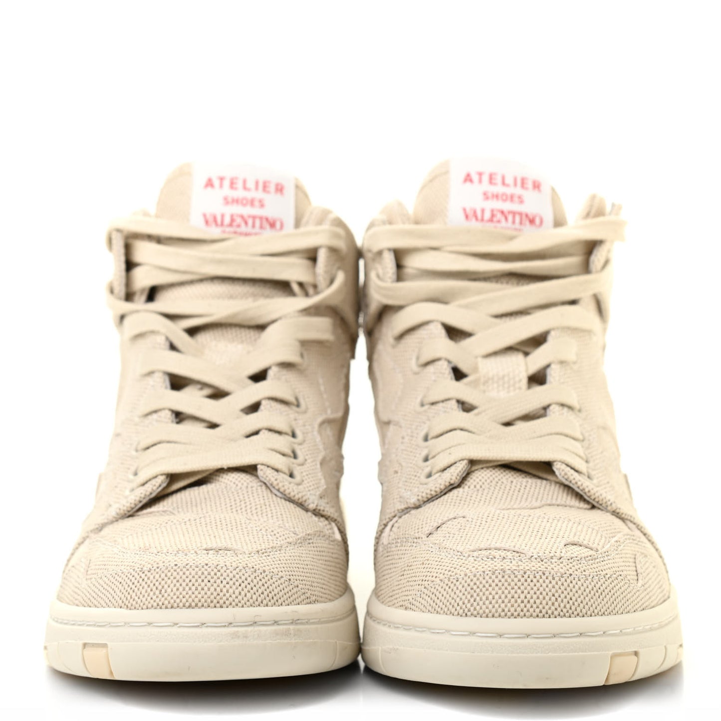 Canvas Atelier 07 Camouflage Edition Womens High Top Sneakers 35 Natural