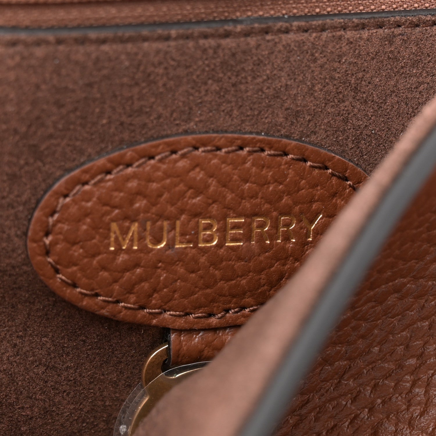 Mulberry Small Classic Grain Calfskin Medium Lily Flap Oak 6 of 10
