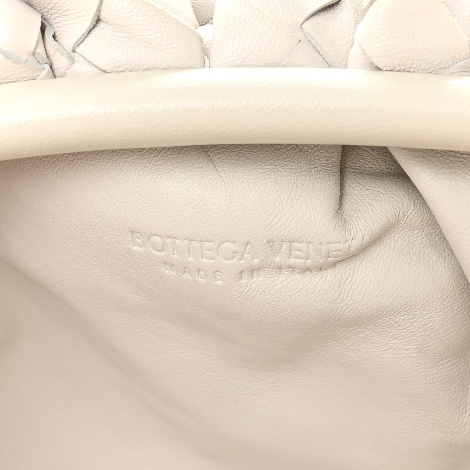 Bottega Veneta Nappa Maxi Intreccio The Pouch Oversized Clutch Plaster 6 of 10
