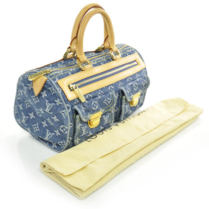 Louis Vuitton Monogram Denim Neo Speedy Blue 3 of 11