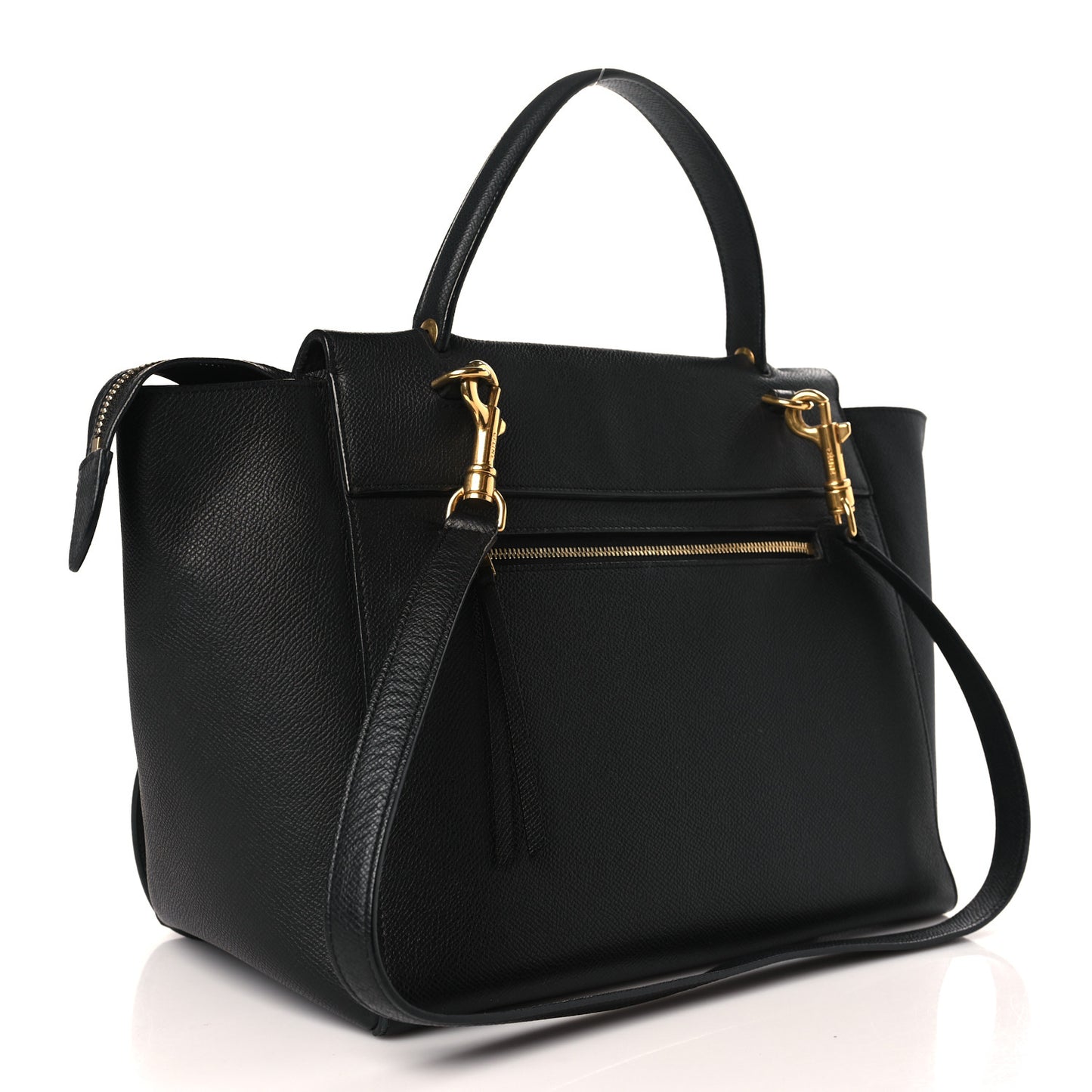 Grained Calfskin Micro Belt Bag Navy