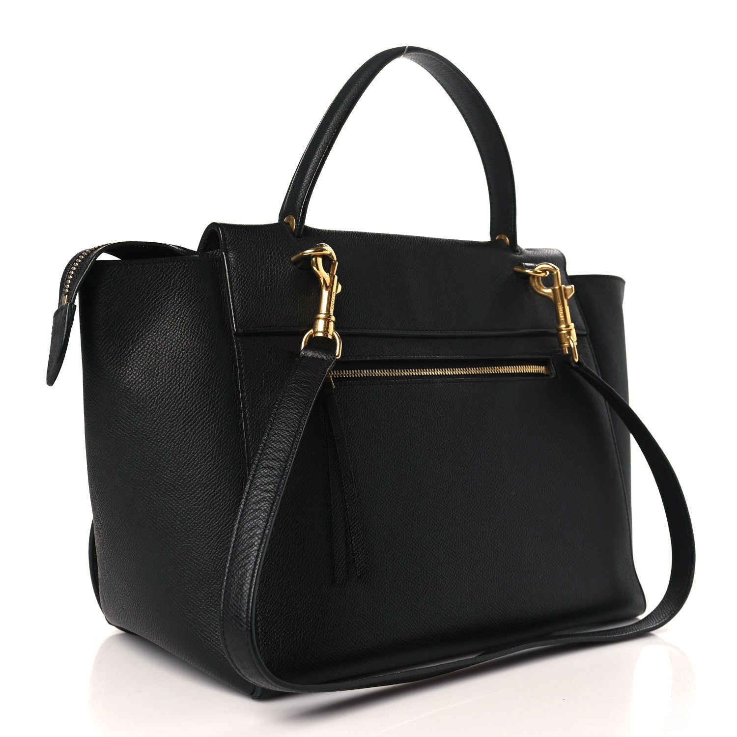 Celine Grained Calfskin Micro Belt Bag Navy 2 of 9