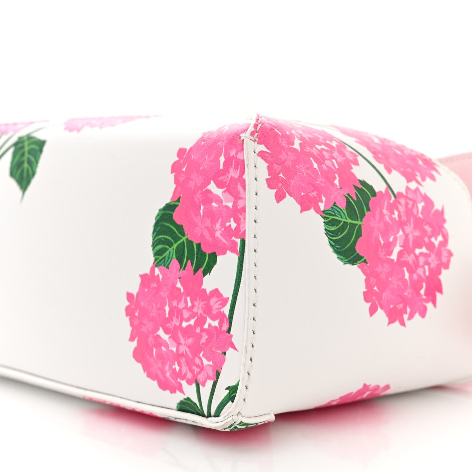 Loewe Satin Calfskin Flower Print Mini Puzzle Edge Bag White Multicolor 9 of 15