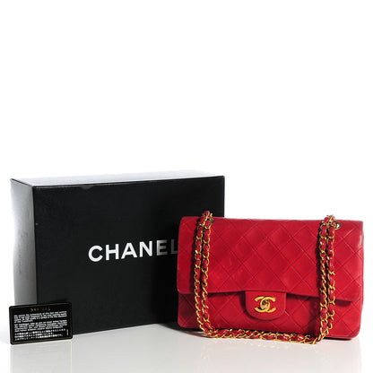 Chanel Lambskin Quilted Medium Double Flap Red 5 of 11