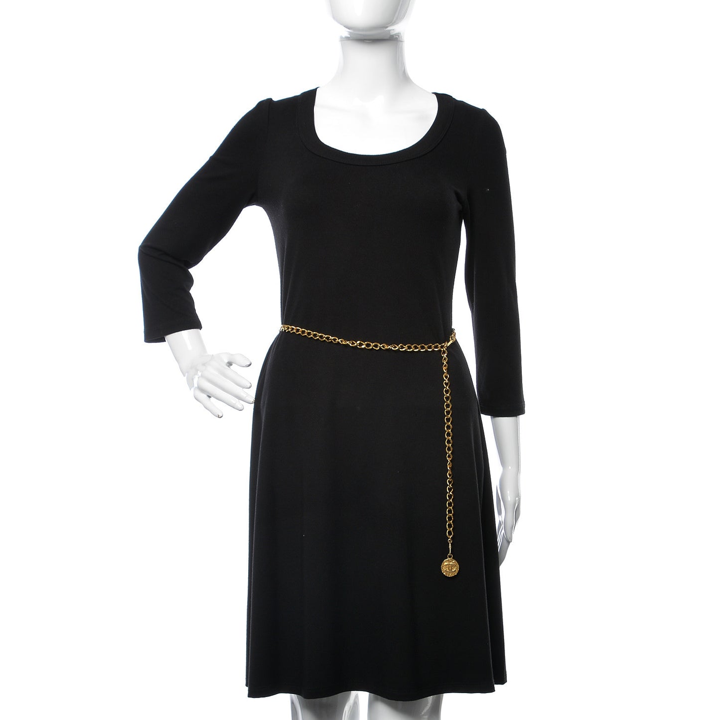 Chain Medallion Belt Gold