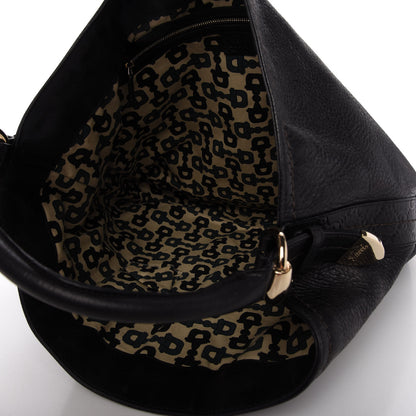 Gucci Calfskin Guccissima Trim Large Signoria Hobo Black 5 of 9