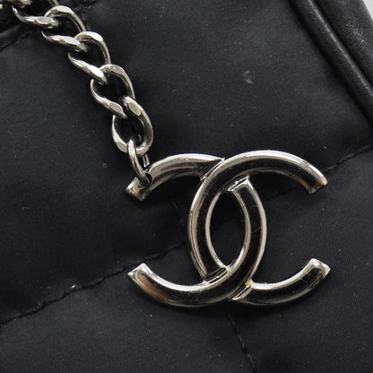 Chanel Nylon Quilted Pochette Black 6 of 8