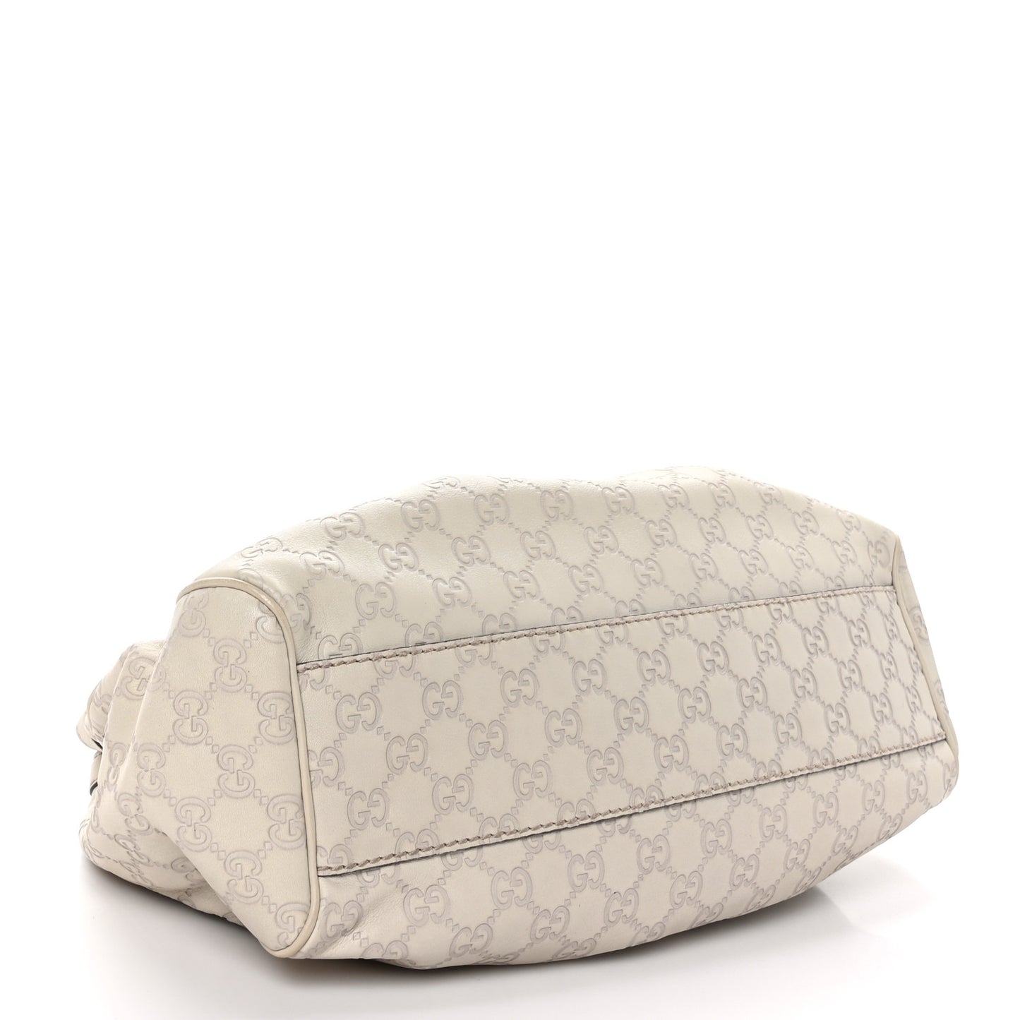 Guccissima Medium Sukey Tote Mystic White