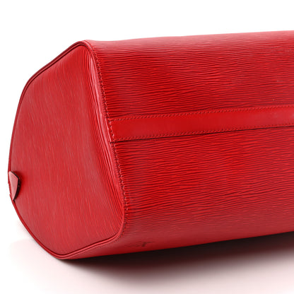 Louis Vuitton Epi Speedy 35 Castillan Red 8 of 9