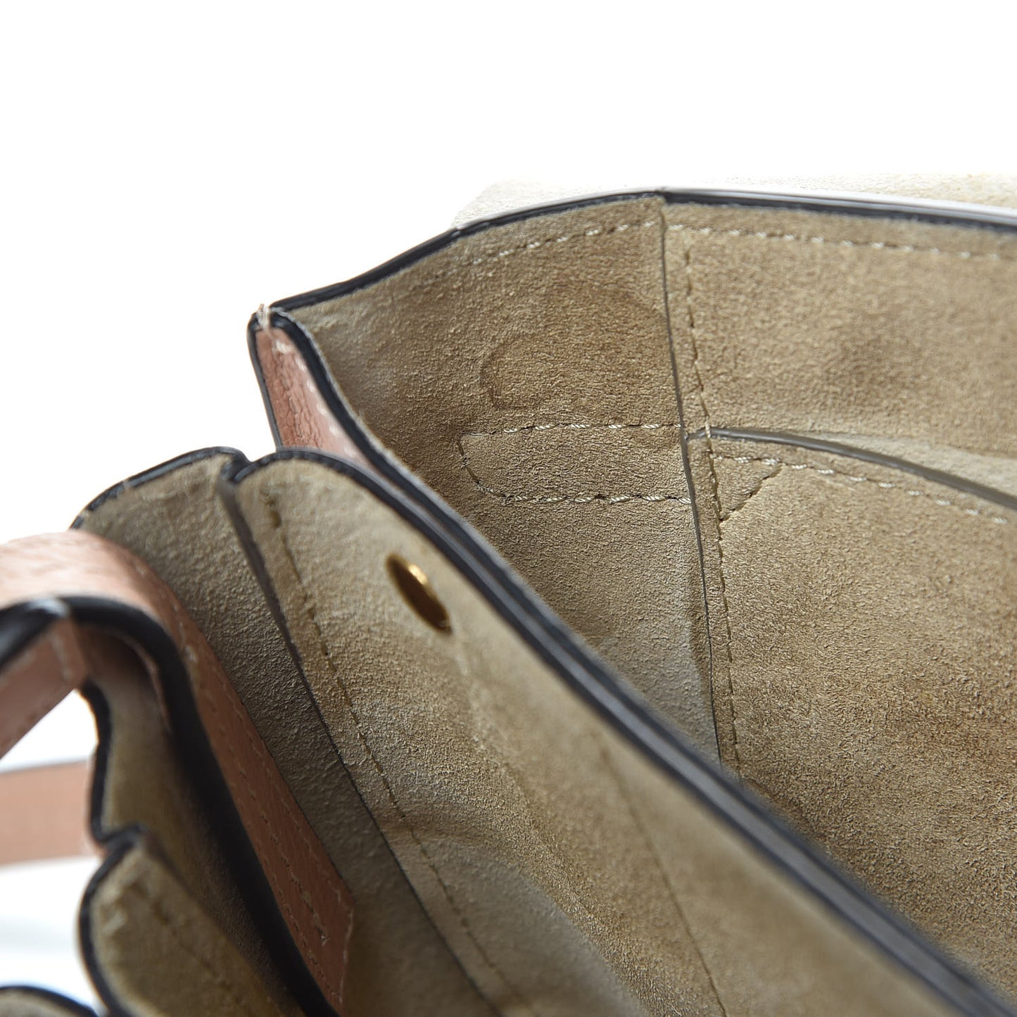 Goatskin Small Faye Shoulder Bag Tan