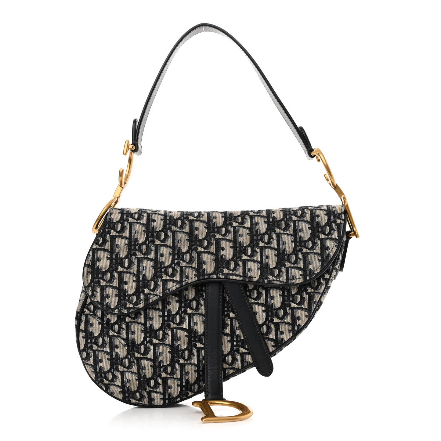 Oblique Saddle Bag Blue