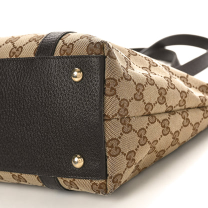 Gucci Monogram Medium Abbey Tote Dark Brown 9 of 13