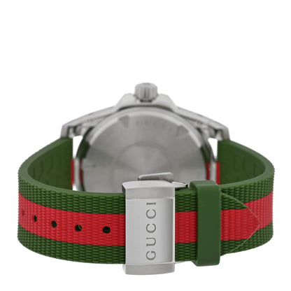 Gucci Stainless Steel Rubber 40mm Dive Automatic Watch Black 3 of 4