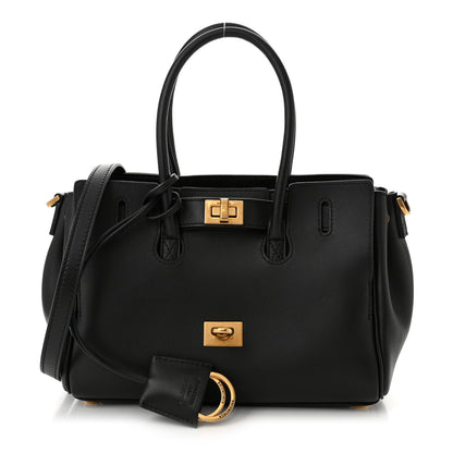 Balenciaga Smooth Calfskin Mini Bel Air Carry All Bag Black 1 of 9