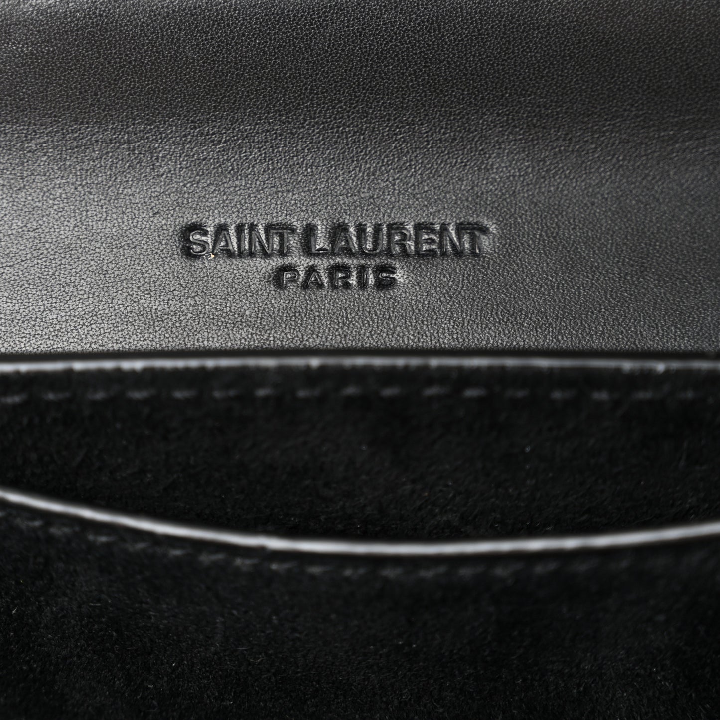 Smooth Calfskin Classic Monogram Small Kaia Satchel Black