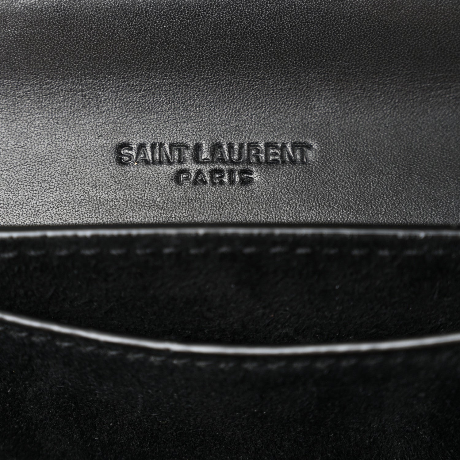 Saint Laurent Smooth Calfskin Classic Monogram Small Kaia Satchel Black 6 of 9