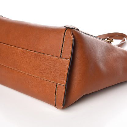 Chloe Smooth Calfskin Medium Milo Shopping Tote Caramel 6 of 8