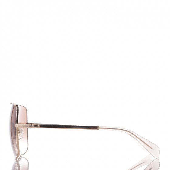 Celine Metal Sunglasses CL 41808/S Gold 2 of 7