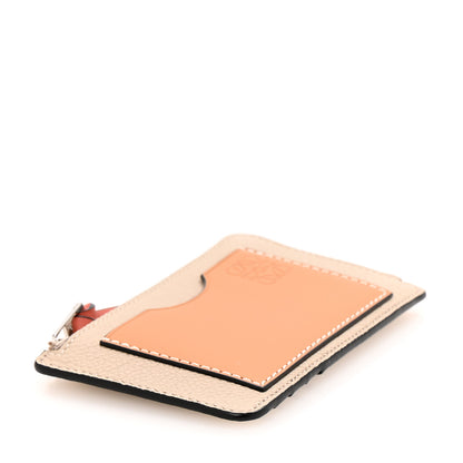 Loewe Soft Grained Calfskin Coin Card Holder Light Oat Honey 4 of 9