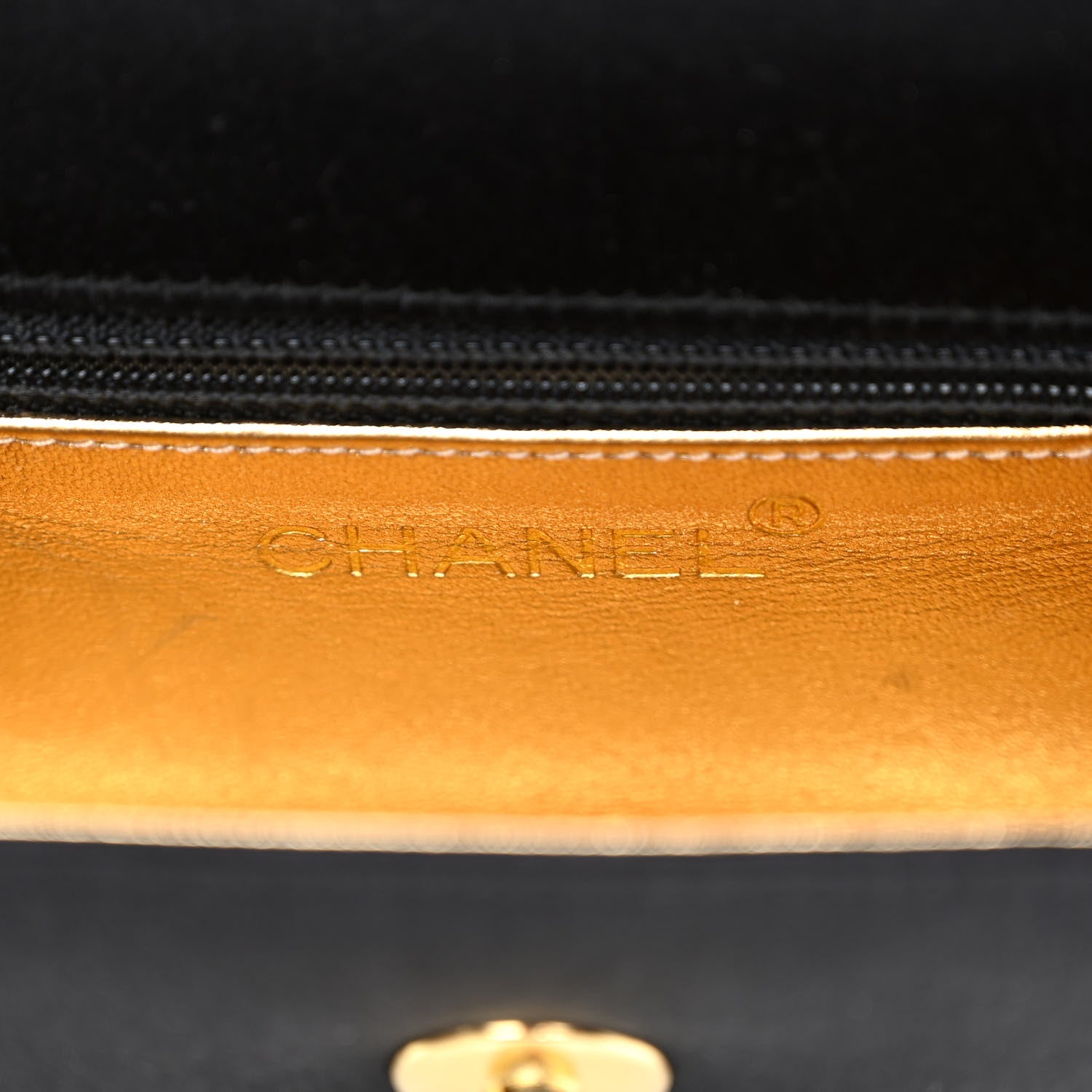 Chanel Satin Mini Flap Black 7 of 10