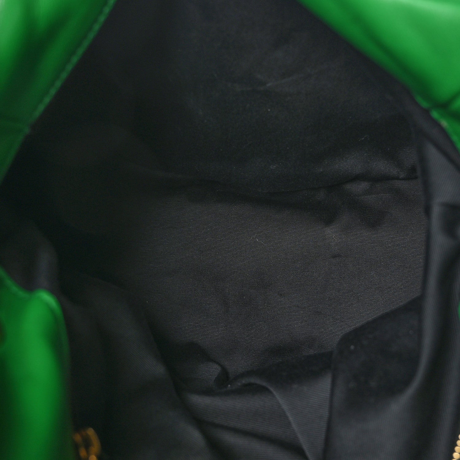 Saint Laurent Lambskin Quilted Medium Loulou Puffer Monogram Chain Satchel New Vert Praire 5 of 10