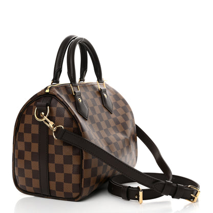 Louis Vuitton Damier Ebene Speedy Bandouliere 25 3 of 9