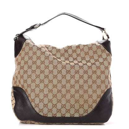 Gucci Monogram Charlotte Medium Hobo Brown 1 of 9
