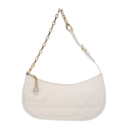 Christian Dior Lambskin Cannage CD Lounge Bag Latte 1 of 10