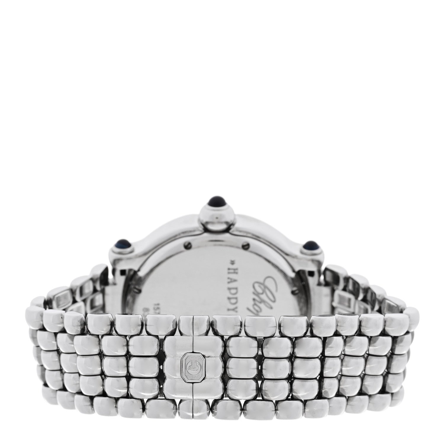 Chopard Stainless Steel 5 Diamond 38mm Happy Sport Quartz Watch 3 of 4