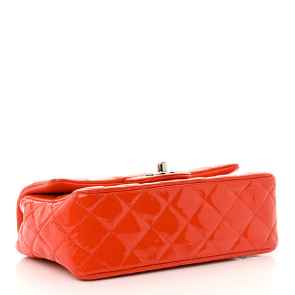 Chanel Patent Calfskin Quilted Mini Rectangular Flap Red 4 of 13
