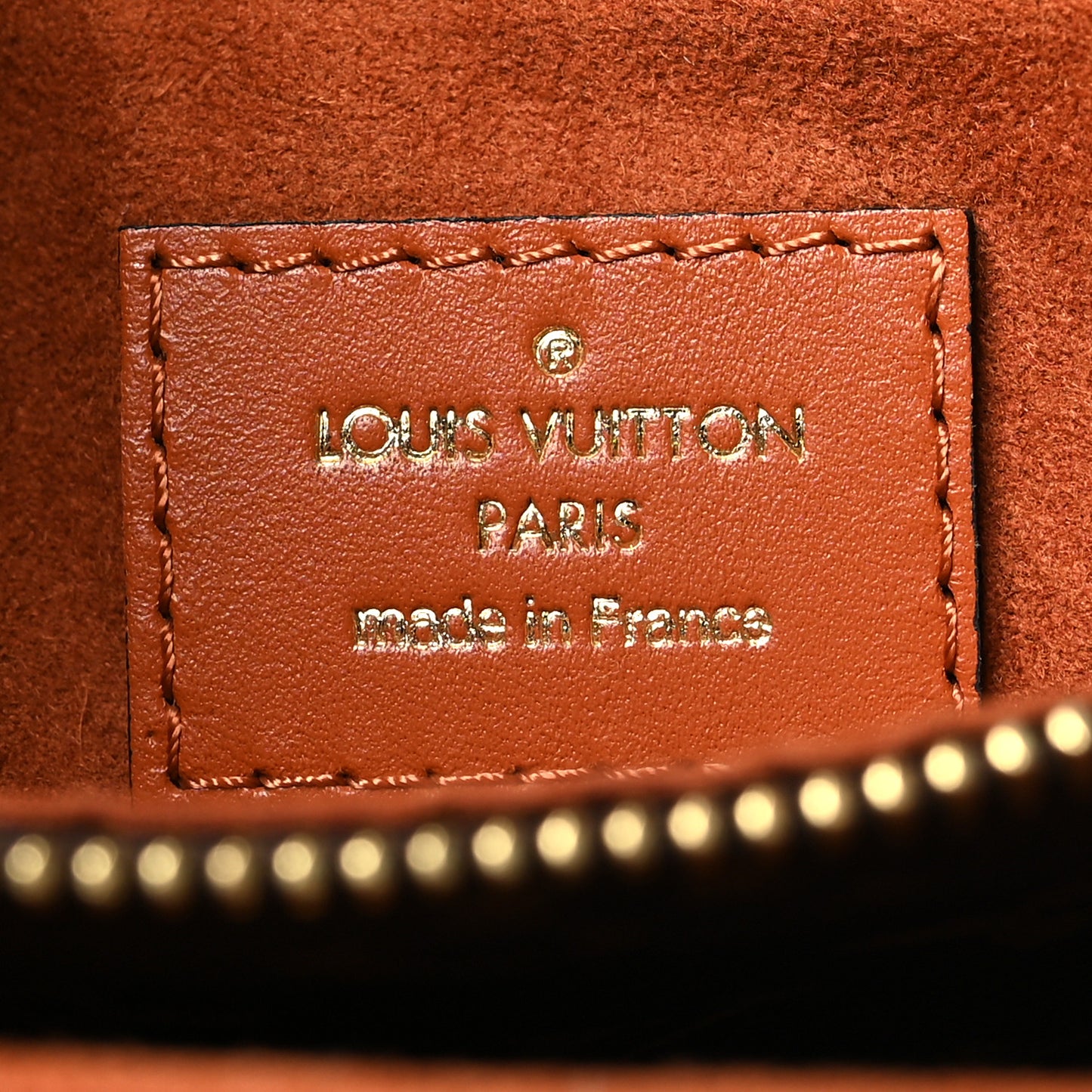 Monogram Flower Tote Caramel